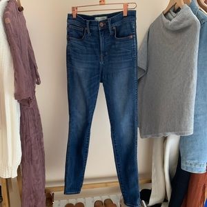 Madewell 10” High Rise Skinny Jeans